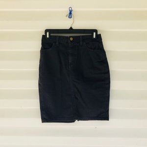 American Apparel denim pencil skirt